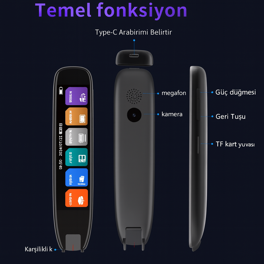 AKILLI TARAMALI ÇEVİRİ KALEMİ - S65 Pro Versiyonu